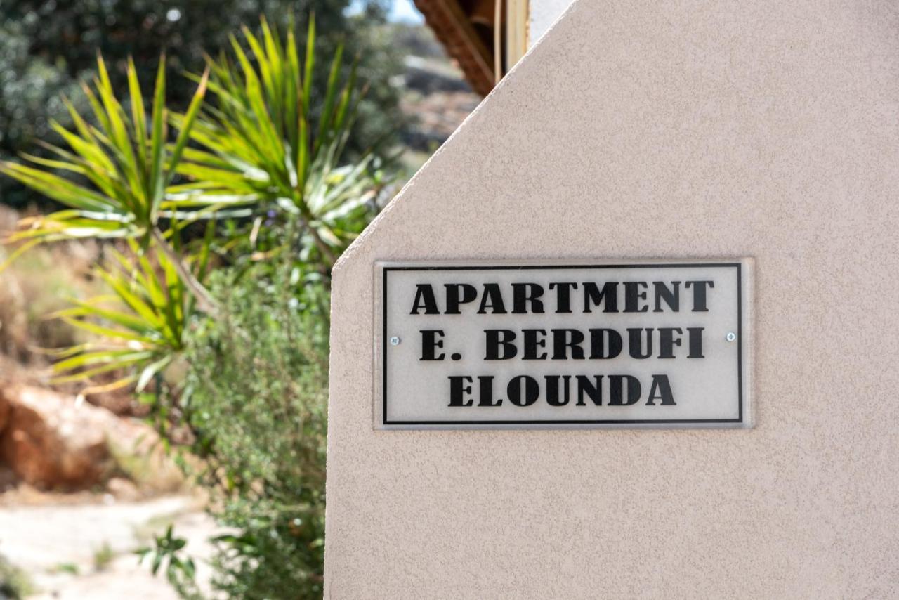 E.Berdufi Apartament Sea View Elounda  Ngoại thất bức ảnh